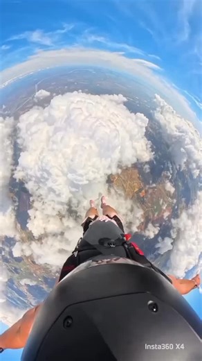 Skydiving on Instagram: "Living my dream of flying through clouds at . . . . Dm for Removal ⚠️ . Repost @bigboyben004 . . @skydive_spain . . . #skydive #skydiving #uk #freefall living sky photography adrenaline fun trending spain travel amazing fear gopro insta insta360"