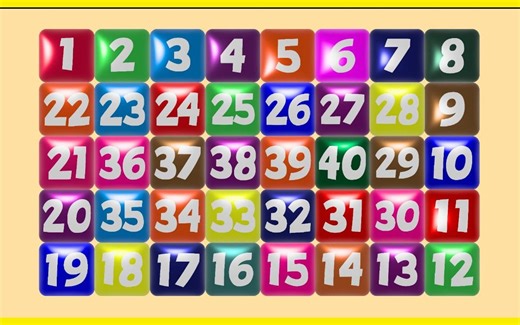 跟着音乐从1数到40 再从40数到1