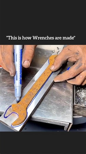 Made Mechanism⚙️🛠️ on Instagram: "Each one starts as a heated steel billet, forged under tons of pressure to form its shape. After forging, the wrench is trimmed, machined, hardened, and chrome-plated to withstand years of twisting and torque. The reason it shines? The nickel-chrome finish prevents rust and adds durability. . . . . . . 👉 Follow @mademechanism . . . . . . Via: Epic Technology/yt . . . . . . #reels #goviral #wrenchmaking #toolkit #hardwarestore #mechanicalwork #explorepage #vira