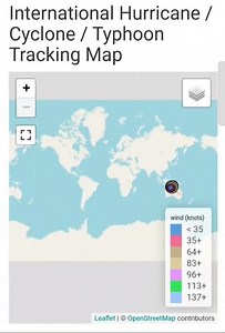 International Hurricane / Cyclone / Typhoon Tracking Map on 22nd Nov - Cyclocane.com