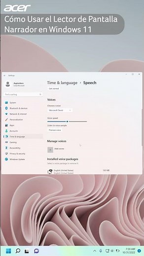 Cómo Habilitar el Lector de Pantalla Narrador en #Windows11