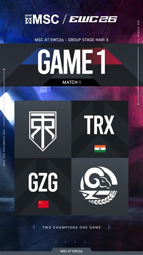 TRX 0-1 GZG Pembukaan sadis dari Saber ReCall yang baik di game pertama, Poin awal resmi diamankan GZG ⚔ ✨MSC at EWC 2026 📅 Main Stage: 22 Juli - 1 Agustus 2026 📅 Grand Finals: 1 Agustus 2026 Nonton keseruannya secara live di YouTube MPL Indonesia‼️ #MSCatEWC26 #MSCatEWC26MainStage #NiceGame #Gameplay