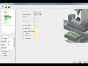 TFM - Mastercam 5Axis Swarf Toolpath - Multiaxis Machining