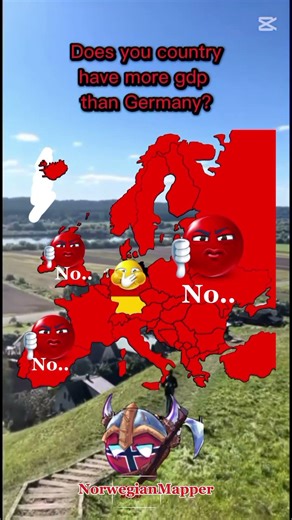 Does yourcountry have more gdp than Germany? #map #funfact #viral