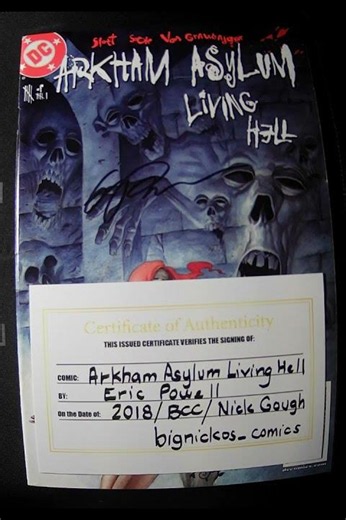 Arkham Asylum Living Hell No 5 2003 Signed by Eric Powell #comicbookcollector