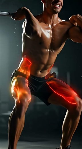 INSANE Squat Workout | Holographic Muscle Activation in Slow Motion