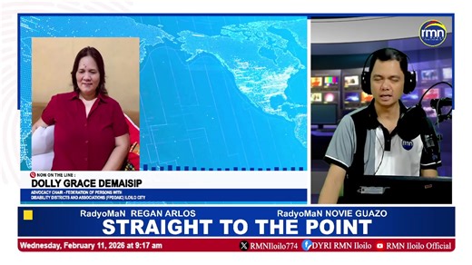 STRAIGHT TO THE POINT (PART 2) February 11, 2026 / Wednesday Admin's Note: Only comments that promote goodwill, logical views on issues and legitimate concerns of public interest are encouraged in this page. Comments that incite hate, violence, sexual exploitation, disinformation and all that violate Facebook's Community Standards will be dealt with accordingly. High five to a healthier online discussion with your Radyoman! | DYRI RMN Iloilo