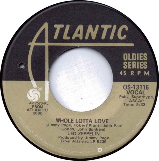 Led Zeppelin - Whole Lotta Love / Living Loving Maid (She's Just A Woman)