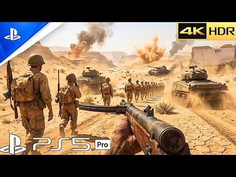 British Army Against the Odds | El Alamein 1942 Egypt | Realistic Gameplay [PS5 4K] Call Of Duty
