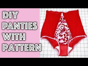 DIY Women's Underwear Panties With Pattern | Sew Anastasia