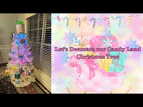 Let’s Decorate our Candy Land Christmas Tree |Crafting with Hard Working Mom |How to DIY