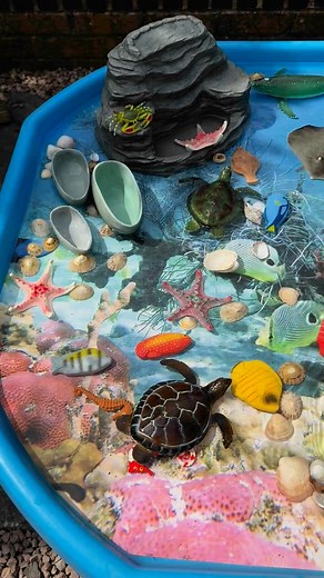 🌊 Ocean Play Adventures! 🌊 Last week, we enjoyed a water-filled magical tray - ocean themed — and it was such a splash! 💦🐚 From fishing with nets and collecting shells, to scooping, pouring, and splashing, there was so much for little hands (and imaginations!) to explore. 🐠🪸 This kind of sensory-rich, open-ended play is not only great fun - it’s also a wonderful way to spark curiosity about our oceans and the amazing creatures that call them home. With World Ocean Day just around the corne