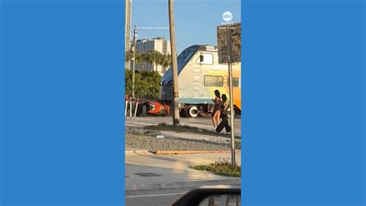 Train slams into three-wheeler in South Florida