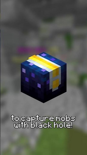 Fastest way to capture a mob with black hole! #hypixel #skyblock #minecraft #shorts
