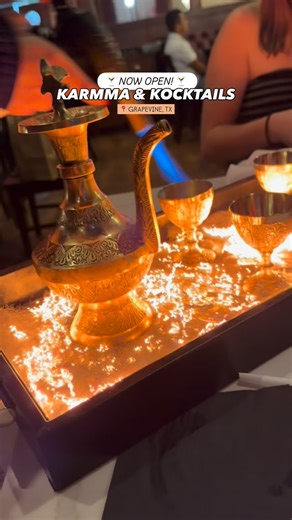 ✨ New Restaurant Spotlight: Karmma & Kocktails ✨ We finally stopped by the newest addition to Grapevine’s Main Street dining scene: and trust us, you’ll want to add this one to your list ASAP! Located at 120 S. Main St., Suite 50, Karmma & Kocktails brings a flavorful mix of Nepali and Indian fusion cuisine to downtown Grapevine — and it’s every bit as delicious as it sounds. The restaurant recently took over the space that used to be Teatro Bistro (Tap In before that), transforming it into a vi