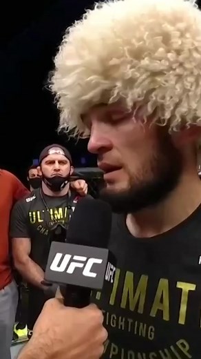 “It was my father[‘s] dream.” Khabib hangs up the gloves to close out an epic night for #UFC254. #russia #khabib #mma