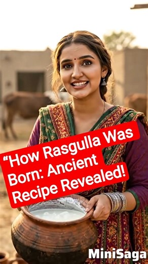 The First Rasgulla Ever Made – Step by Step History & Recipe! #ai #foodshorts #foodhistory