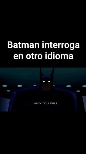 "Si entiendo y vas a tener que hablar". #batman #ligadelajusticia #DC #dccomics #comics #seriesanimadas | Black&White Studios