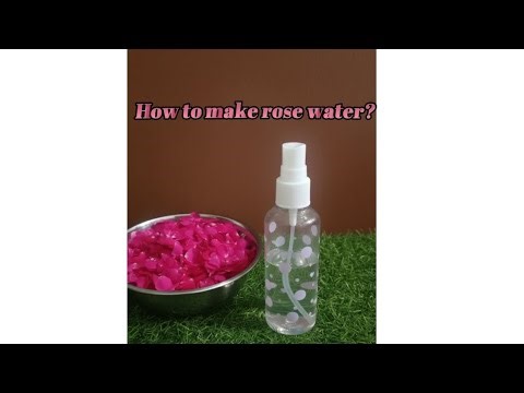 How to make rose water?#homemade rosewater