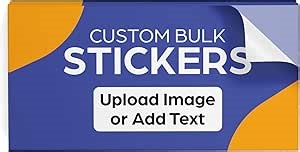 GotPrint Custom Made Rectangle Stickers | Upload Any Design, Logo, or Text | Personalize Your Business, Celebration, or Event | Printed in Variety of Sizes on 60 lb Matte Paper, 1x3 Inch, 100 Qty