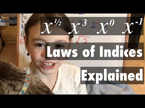 What are Indices ? Kid Easily Explains Laws of Indices, Powers, Exponents in Detail