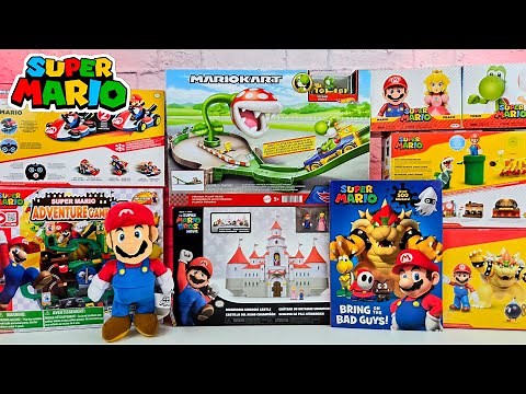SUPER MARIO Toys Collection Unboxing ASMR | No Talking