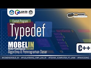 #29 Belajar Menerapkan Typedef dalam Program C++ Sederhana