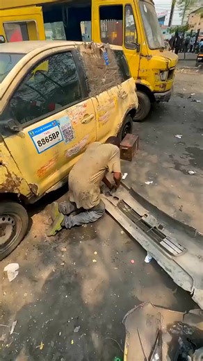 1.1K views | When street repairs turn into a mini workshop!  Hard work in progress. #CommunityEffort #UrbanLife | Mary Rose | Facebook