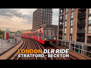 East London Like You’ve Never Seen It! 🚆 Stunning DLR Front Seat Ride | Stratford to Beckton (POV)
