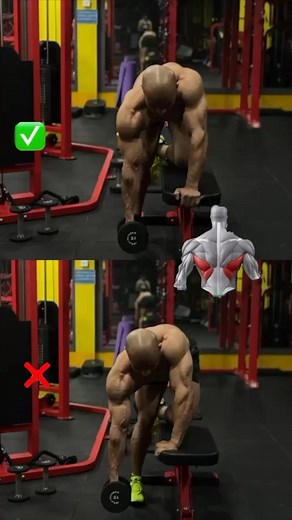 Dumbbell Row is one of the strongest exercises for the back muscles, especially the broad muscle (Latissimus dorsi) #back #backworkouts #fitnessmotivation #gymrat #muscle #chestworkout #fypシ #foryou #reelsviral #ᴇxplorereels | kamalc32