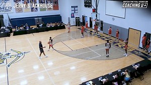 Golden State Warriors assistant coach Jerry Stackhouse demonstrates this 4 out motion concept to generate movement and space for easy scoring opportunities. Full video set from Coaching U Live 2025 debuts Aug. 4th exclusively on Coaching U | Coaching U
