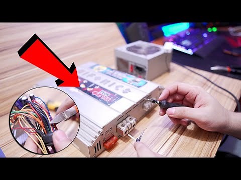 USAR AMPLIFICADOR DE AUTO En CASA con Fuente PC | Tutorial FÁCIL 2026 🔊