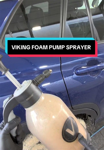 Effortless Wheel Cleaning with Viking Foam Pump Sprayer