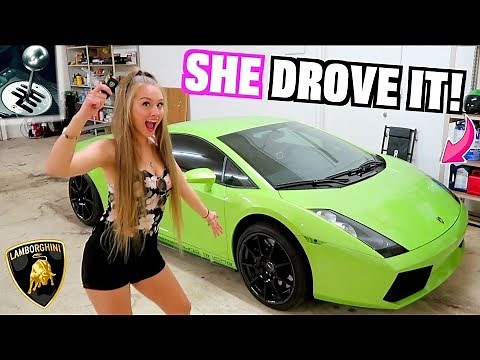 Girl Drives My 2,000HP Twin Turbo Lamborghini *6 SPEED MANUAL*