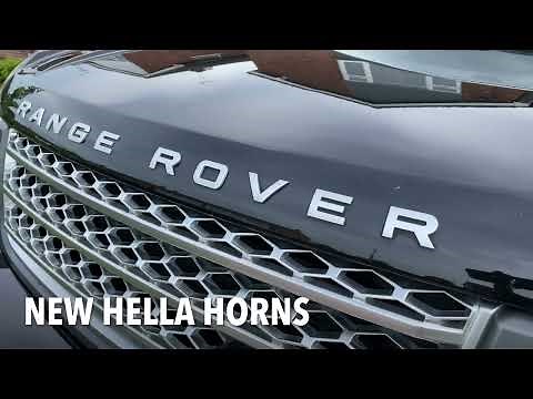 L322 RANGE ROVER Horn Replacement. Original vs Hella horn sound.