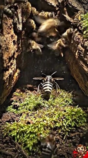 The Dangerous Beehive Raid of a Brave Ant: pov côn trùng