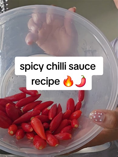 This chilli sauce recipe is for the spicy lovers 🔥🌶🌶 🌶=💩 Its zesty and tangy and goes with everything recipe: chilli (as much as you like) 1 1/2 cups vinager 1/4 cup Sugar 1/4 fish sauce splash soy 3/4 water blend and store in glass jars this made 4 x jars! #spicyfood #chillisauce #easyrecipe #chilli #spicy