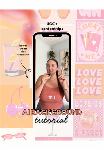 No more excuses for not creating content because your house isn’t “aesthetic.” We are officially in the era of Al, and it’s way too powerful not to use. If you want to up your game & have even more realistic Al options there’s sooooo many amazing apps out there but this is great for beginners & it’s FREE :)! If this video was too fast, LOL - here’s the breakdown: 1. Film your video as normal (no Al background yet) 2. Screenshot the clip without you in the frame 3. Crop that screenshot 4. Add to 