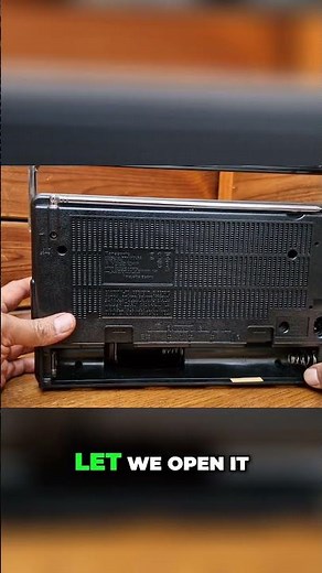 Radio Repair: Easy Steps to Open & Fix Your Old Radio #shorts #Panasonic #repair #restoration #SW