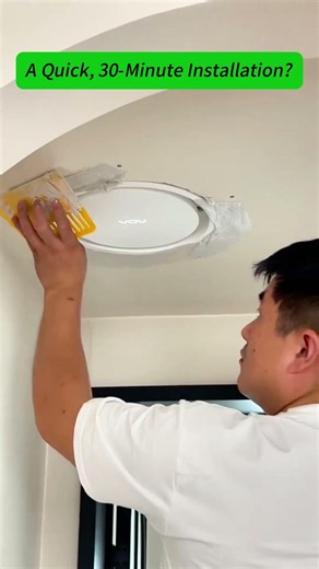 A fresh air system—installed in just 30 minutes? #freshairsystem #home