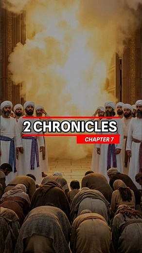 2 Chronicles 7 | Fire Falls from Heaven & God Answers Solomon | Full Bible Chapter | Bible Stories