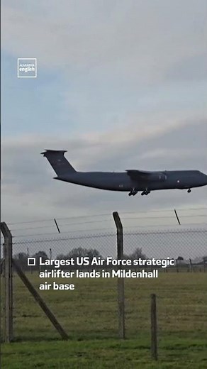Largest US Air Force Strategic Airlifter Lands in the UK