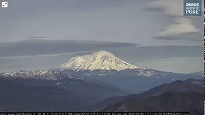 The Sugarloaf Shasta webcam courtesy of ALERTWildfire and PGE caught some lenticular clouds near Mt. Shasta today! #cawx | US National Weather Service Sacramento California