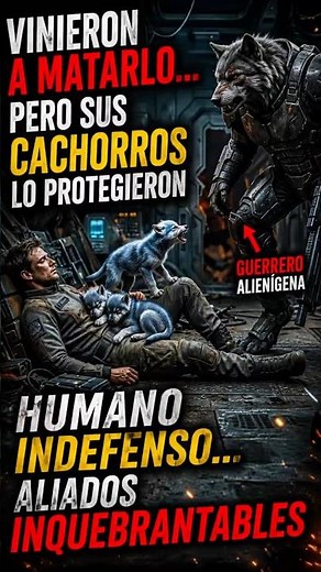 ¡Los Lobos Alienígenas Vinieron a Matarlo… Pero Sus Cachorros Eligieron al Humano!