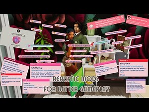 Realistic Mods for Romance and Better Gameplay 🩷| The Sims 4| Mod & CC