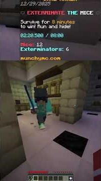 #badboyhalo on #Twitch | Playing Exterminate the Mice very dramatically #MunchyMC Game Maker