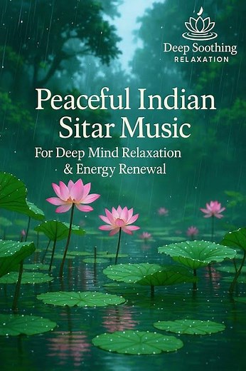 Peaceful Indian Sitar Music for Deep Mind Relaxation & Energy Renewal