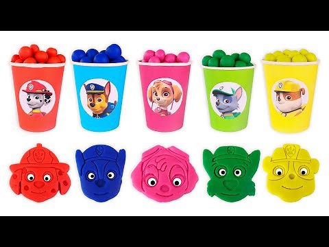 PAW PATROL 🌈🐾 Manualidades de La Patrulla Canina con Play Doh