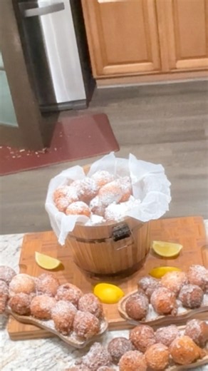 Lemon Ricotta Zeppoles☕️ Easy Italian Dessert Recipe | For the Love of Ma