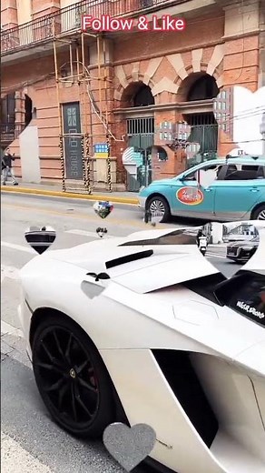 White Ferrari perfection in motion 💨🔥 Speed, style, and pure street luxury #foryou #foryoupage #fyp